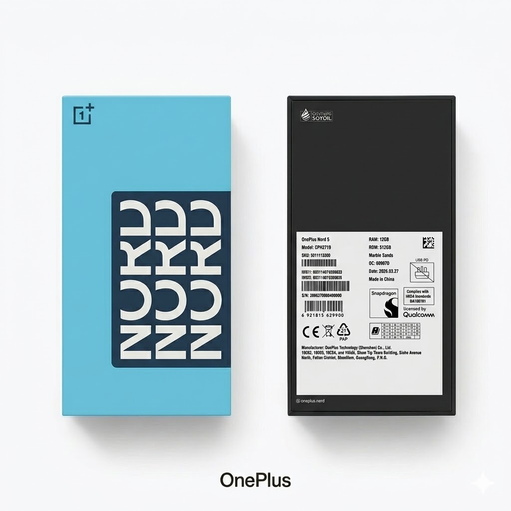 OnePlus Nord 5 5G，Глобальная версия，NFC